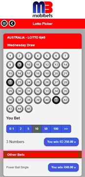 Mobibets Lucky Numbers